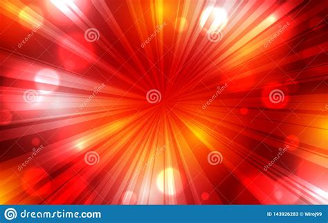 Red Color Burst Background Poster Flyer Banner Stock Vector