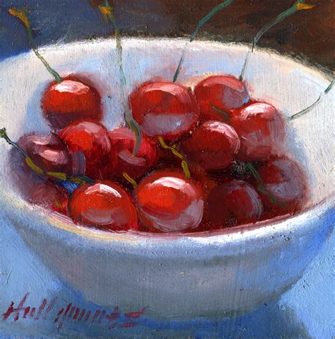 Cherries In A Bowl Cherry Still Life Painting Learn To Oil Paint Dvd