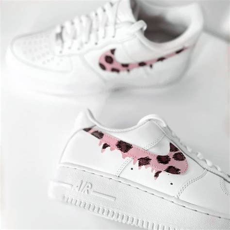Pink Leopard Print Nike Air Force 1 The Custom Movement