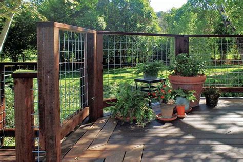 Wild Hog Railing Wire Mesh Professional Deck Builder Fencing And