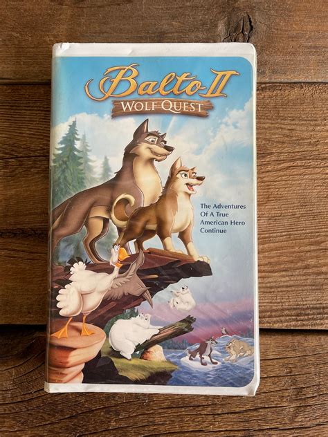 Vintage Vhs Movie Balto Ii Wolf Quest Etsy Sweden