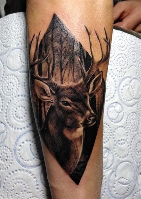 Deer Tattoo Back Tattoos For Guys Stag Tattoo Tattoos For Guys