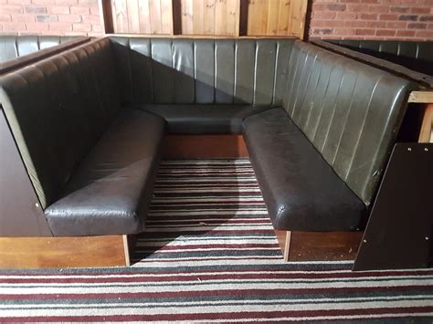 Secondhand Chairs And Tables Pub And Bar Furniture 3x Booth Section