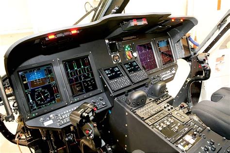 Sikorsky S 76d With Thales Topdeck Glass Cockpit Cockpit Glass Cockpit Helicopter