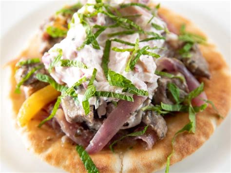 Maybe you would like to learn more about one of these? Pork Souvlaki with Radish Tzatziki Recipe | Ina Garten ...