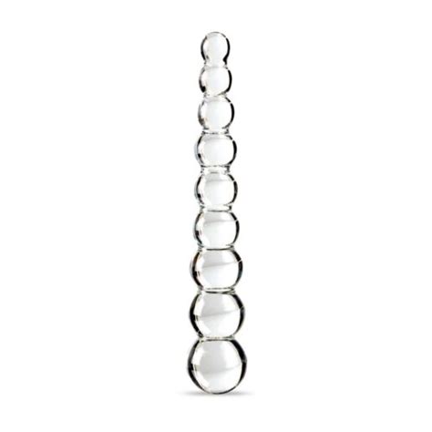 Icicles No2 Beaded Glass Dildo Massager Anal Beads Butt Plug Anal Play