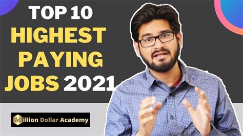 Top 10 Highest Paying Jobs 2021 Careersetting In Hindi Youtube