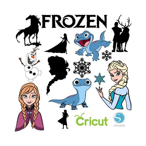 Frozen Bundle SVG for Cricut and Silhouette Cutting Machines | Etsy