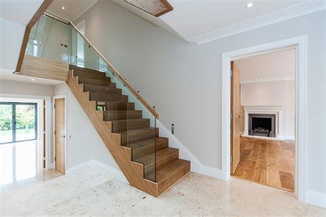 Browse our range of glass bannisters and staircases for a dose of. Oak Flooring and Glass and Oak Staircase used to create ...
