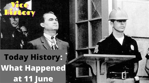 This Day In History June 11 Us History Youtube