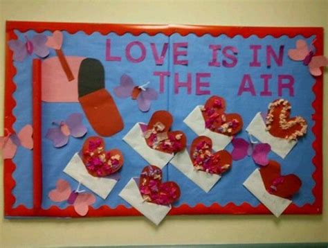 Love Is In The Air Bulletin Board Display