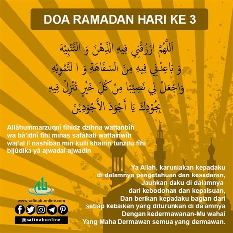 Doa Puasa Ramadhan Hari Ke 11 2021 Ramadhan