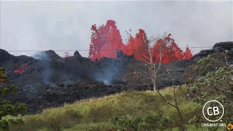 Kilauea Lava Flow Activity In Lower Puna Hawaii Part 2 Youtube