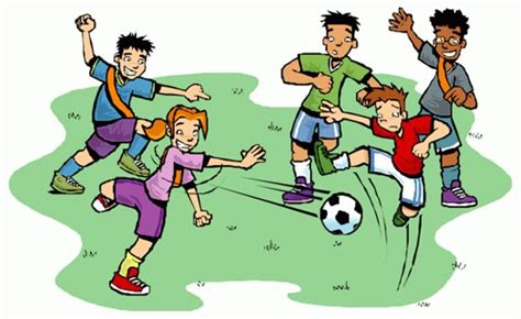 People Playing Football Clipart Clipart Best