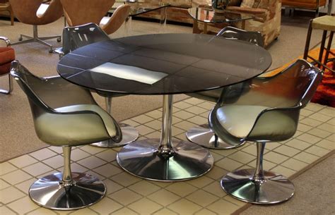 Great savings & free delivery / collection on many items. Mid-Century Modern Chromcraft Dining Set Table Four Chairs ...