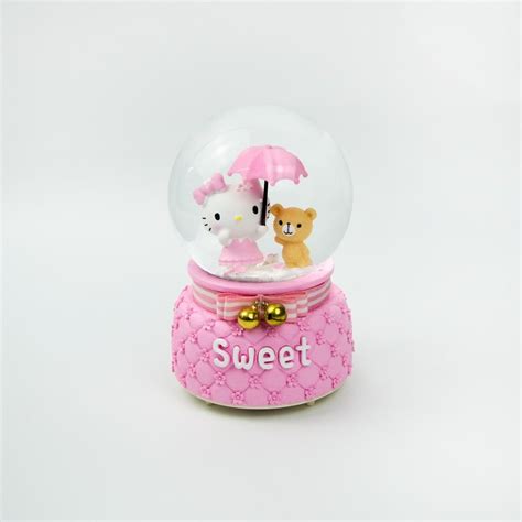 Hello Kitty Snow Globe Hobbies And Toys Stationery And Craft Stationery