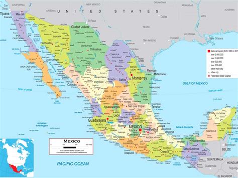 Mapa De México Descarga Los Mapas De México