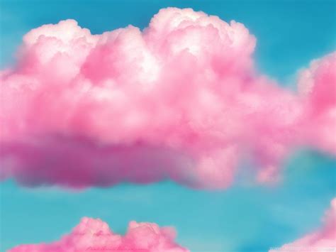 Pink Fluffy Clouds Hd Desktop Wallpapers Widescreen