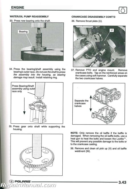Operation & user's manual, file type: 2004 Polaris Sportsman 600 700 Twin ATV Service Manual