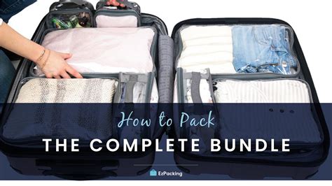 How To Use Packing Cubes For Checked Suitcase Youtube