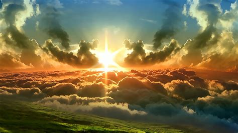 Free Download Nature Hd Wallpapers Sun And Clouds Ugqrib Free Monitor