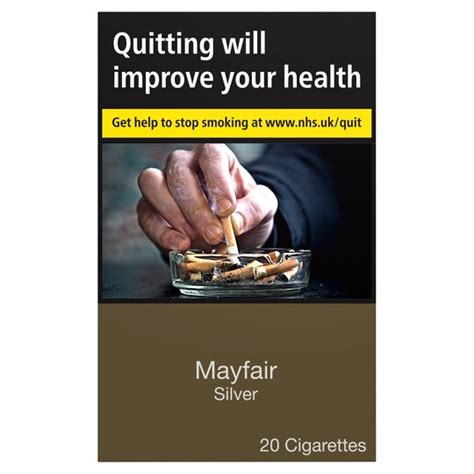 Mayfair Silver Kingsize Cigarettes 20s Tesco Groceries