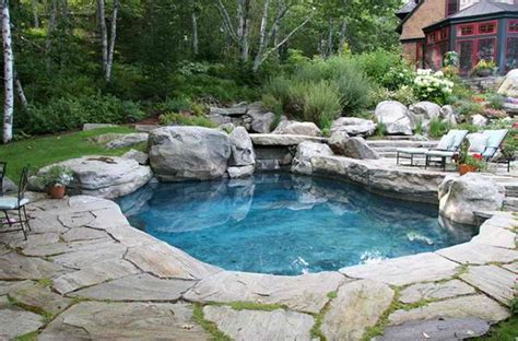 We love the range of natural stone pavers from eco outdoor for landscaping around pools. 20 Chemical-Free and Bespoke Natural Swimming Pools | Home ...