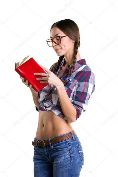 Sexy Girl Reading Stock Photo Zaretskaya