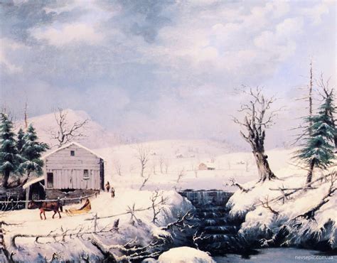 Американский художник George Henry Durrie 1820 1863 55 работ