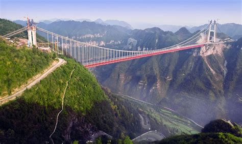 Great Photos Of The Aizhai Suspension Bridge In China Boomsbeat