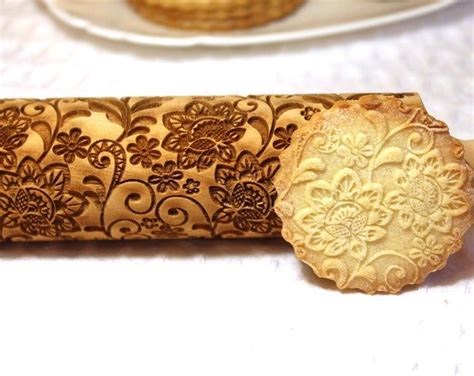 Sale Embossing Rolling Pins Laser Engraved Embossed Rolling Pin Dough