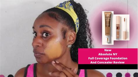 New Absolute New York Full Coverage Liquid Matte Foundation And 3d