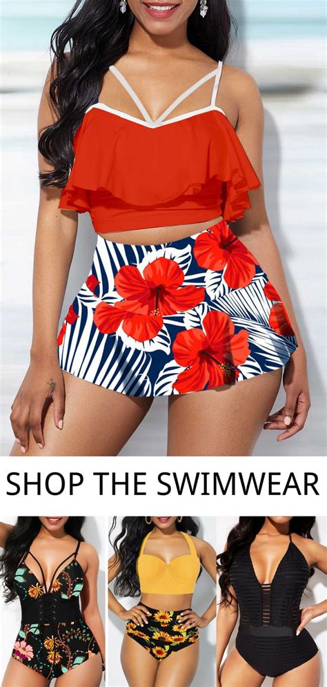 Flattering Fits Flower Prints Show Off Your Sexy And Confident Side With Our Lovely Swimsuits