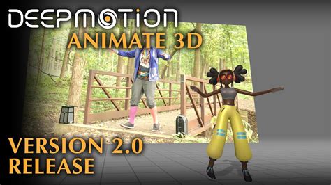 Deepmotion Animate 3d Version 20 Release Custom Characters And More