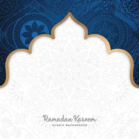 beautiful ramadan kareem greeting card design  mandala art