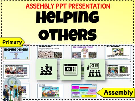 Helping Others And Doing The Right Thing Assembly Teaching Resources