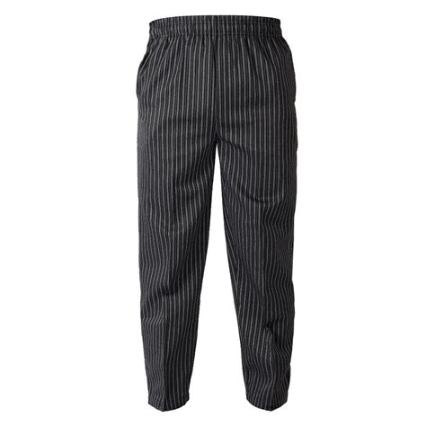 Cook Trousers Kitchen Catering Polyester Baggy Chef Pants Workwear