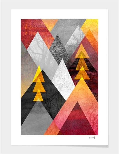 Mountaintops Art Print By Elisabeth Fredriksson Numbered Edition