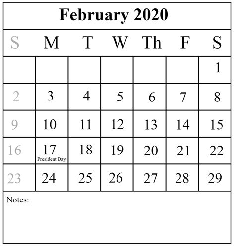 Feb 9 2020 Calendar Calendar Printables Free Templates