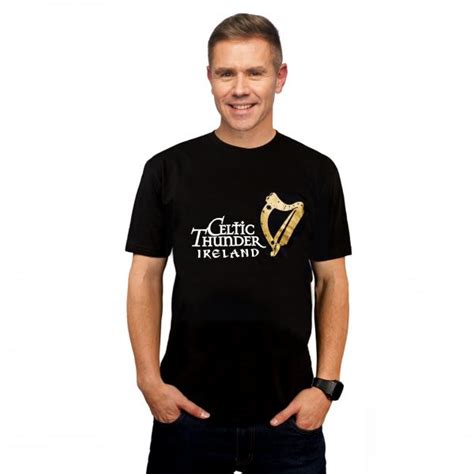 Celtic Thunder Ireland Harp Tee Black Celtic Thunder Store