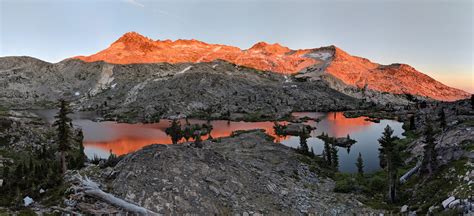 Sunset At Island Lake In Desolation Wilderness Only A 35 Mile Hike