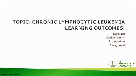 Solution Chronic Lymphocytic Leukemia Blood Disorders Studypool