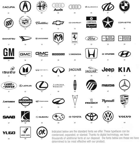 Silver Car Logos With Names