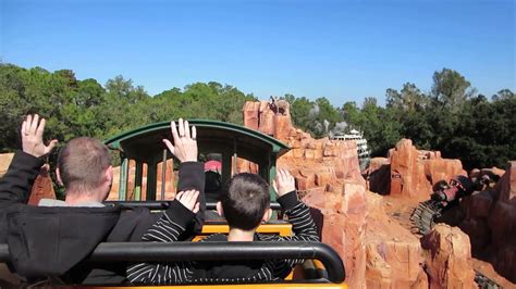Big Thunder Mountain Railroad Roller Coaster At Walt Disney World