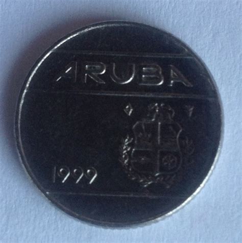 10 Cents 1999 Dutch State 1986 2000 Aruba Coin 36624