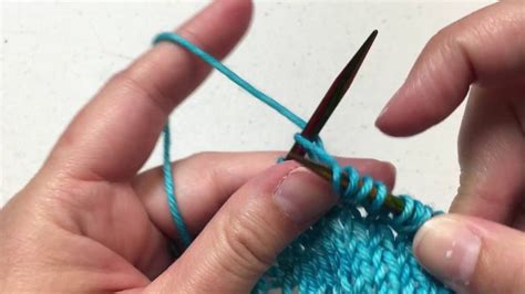 How To Knit Kyok Or K1 Yo K1 Into The Same Stitch Youtube