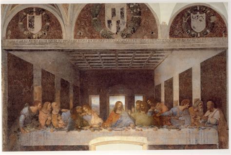  8  leonardo sendiri mungkin telah menjadi model untuk dua karya oleh verrocchio, termasuk patung perunggu daud di bargello, dan malaikat michael di tobias. L'Ultima Cena di Leonardo da Vinci