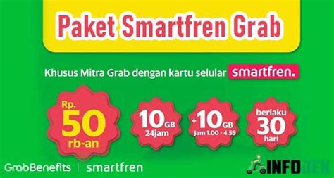 Smartfren menyediakan sejumlah paket internet 4g berbasis volume dengan masa aktif harian, bulanan, dan tahunan! Paket Smartfren Grab 20GB 50rb & Cara Daftar Terbaru 2020 ...