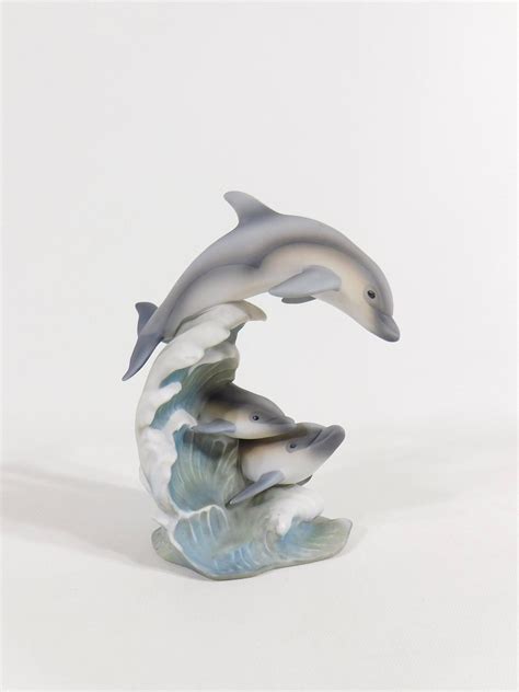 Vintage Dolphin Figurine Home Interiors Masterpiece Etsy In 2022