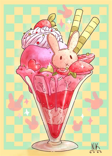 Anime Ice Cream Sundae